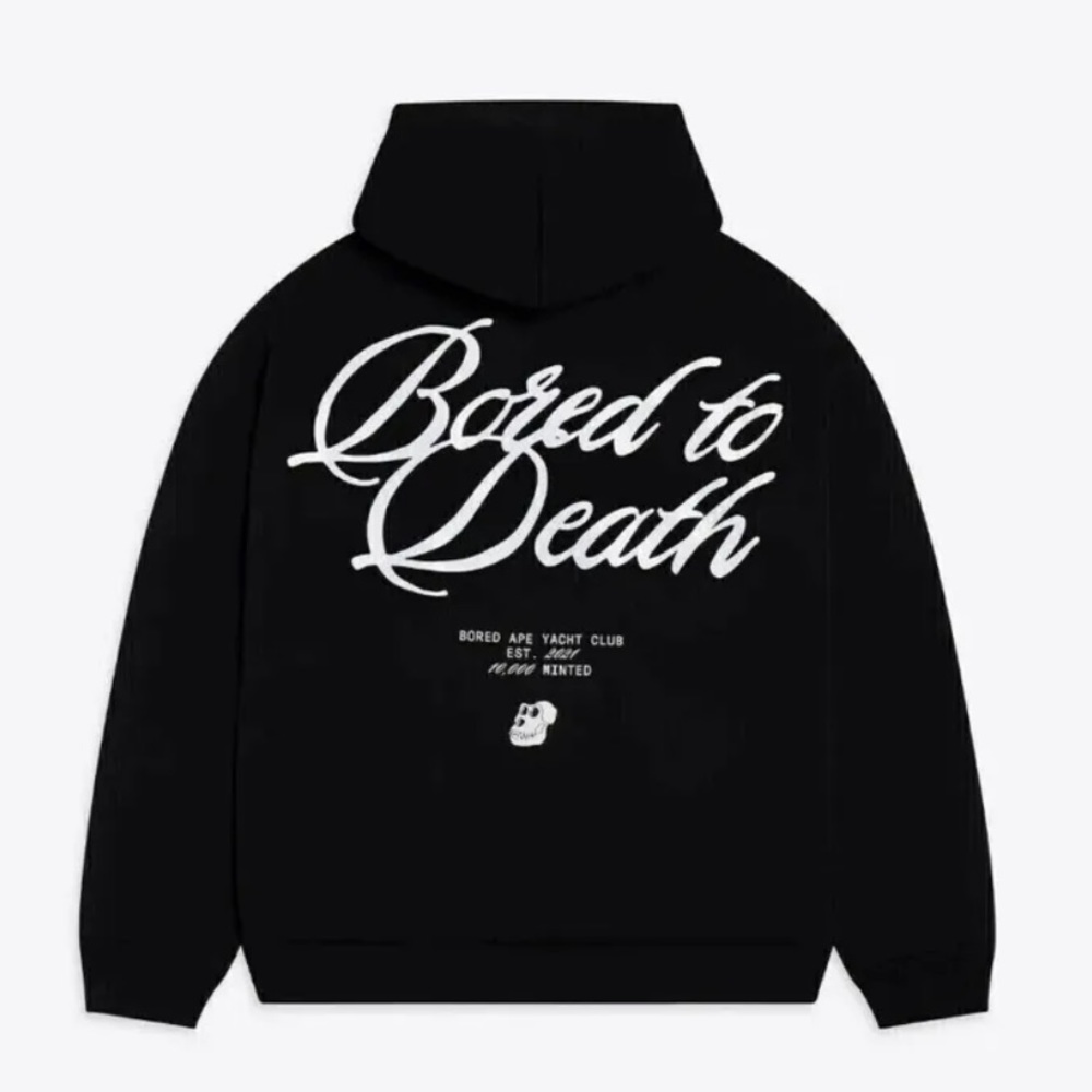 BAYC Bored Ape Yacht Club Bored Script Hoodie